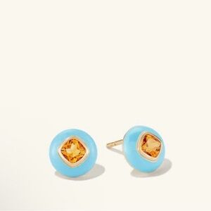 ISO: Mejuri Monochrome Earrings in Citrine